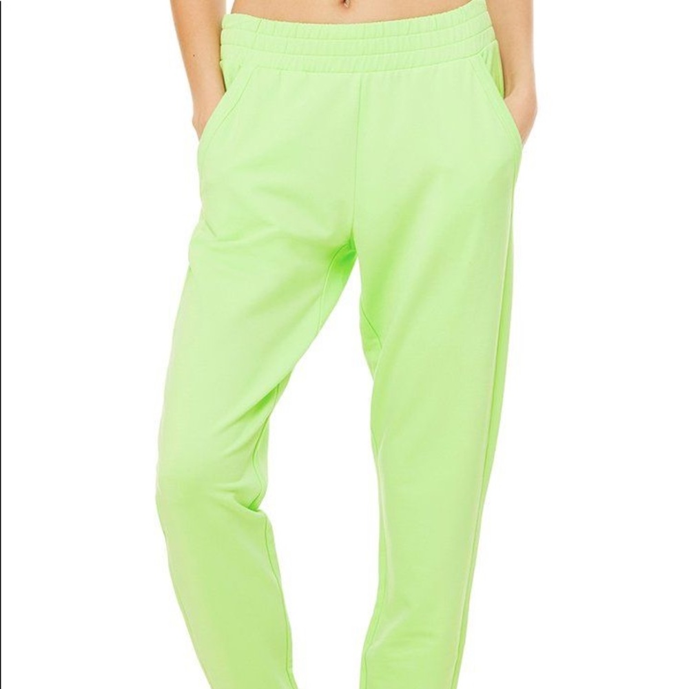 Alo green sweatpants